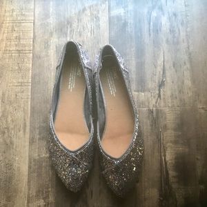 toms jutti flats glitter